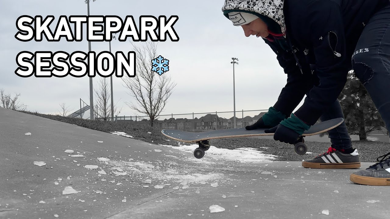 Зима – ужасное время для скейтбординга...