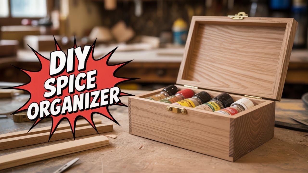 DIY Spice Box_ Easy Wood Working Project For Beginners