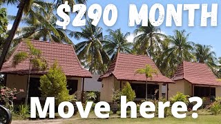 Move Here? $290 Month Rent   Street Food, Cafes, Shops, Kuta Beach Lombok Indonesia