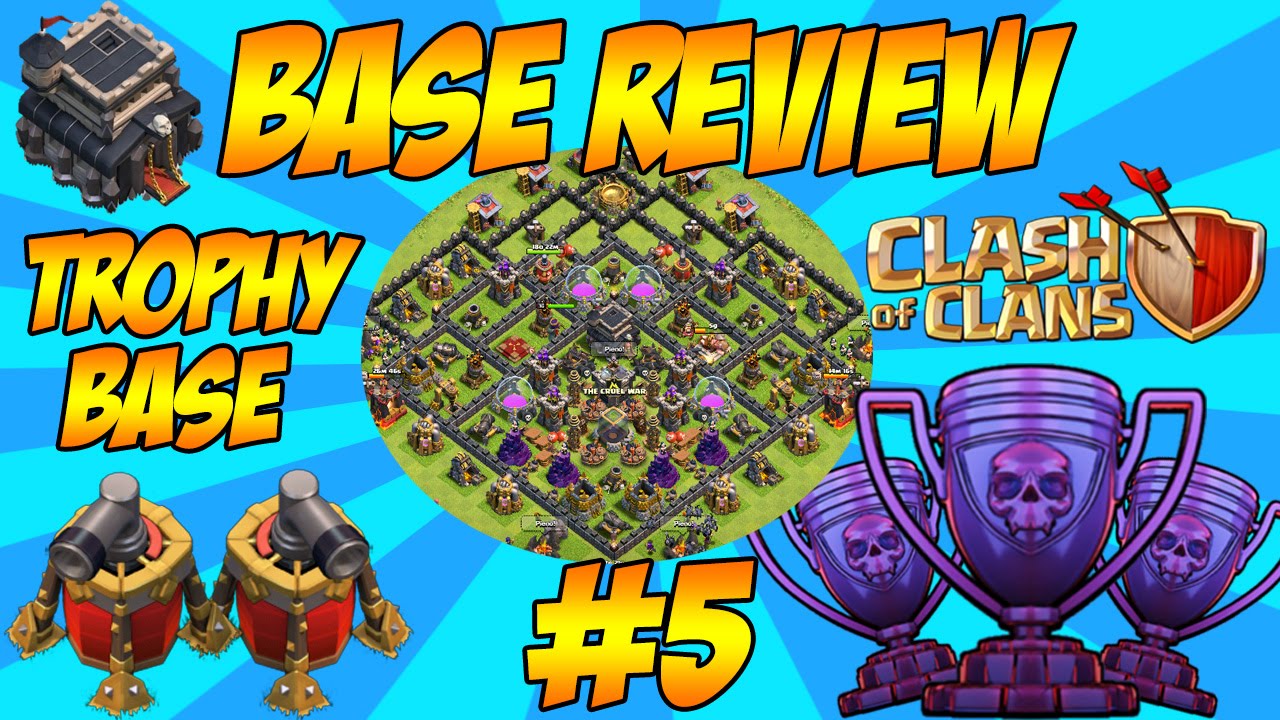Master Clash of Clans Th9 Trophy Base 2 Air Sweepers for Peak Scores