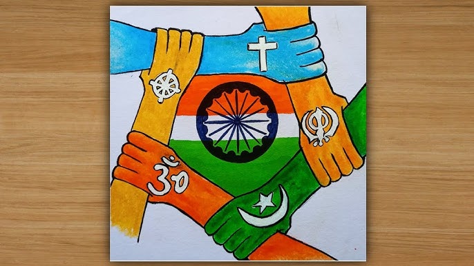 Unity In Diversity Drawing Ideas unity-in-diversity-drawing-ideas