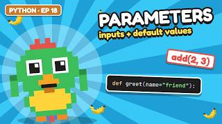 Python Function Parameters & Default Values for Beginners 🦜 | Learn Python, Ep. 18