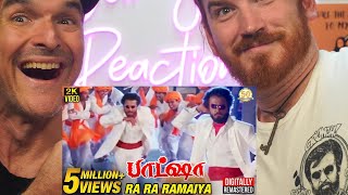 Ra Ra Ramaiya Song | Rajinikath Superhit Song | Baashha REACTION!!