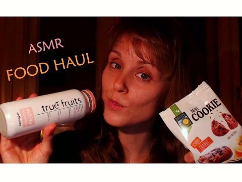 ASMR | (VEGAN) FOOD HAUL (SMOOTHIES, COOKIES, NOUGAT CREAM) | DEUTSCH/ GERMAN