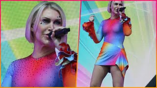 Jo Omeara Shows Off Her Impressive Weight Loss In A Rainbow Mini Dress After Overhauling Her