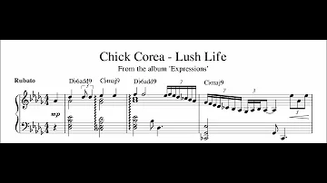 Chick Corea - Lush Life - Piano Transcription (Sheet Music in Description)