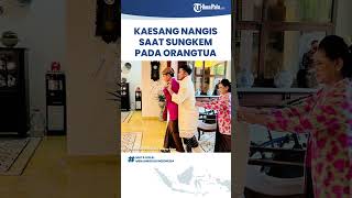 Jalani Prosesi Siraman, Kaesang Pangarep Nangis saat Sungkem kepada Jokowi dan Iriana