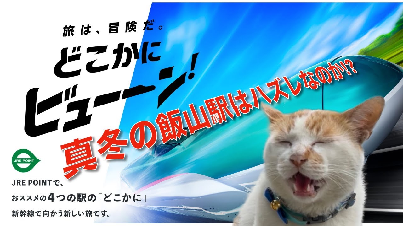 【旅行vlog】どこかにビューーン！で真冬の飯山駅に行ってみた