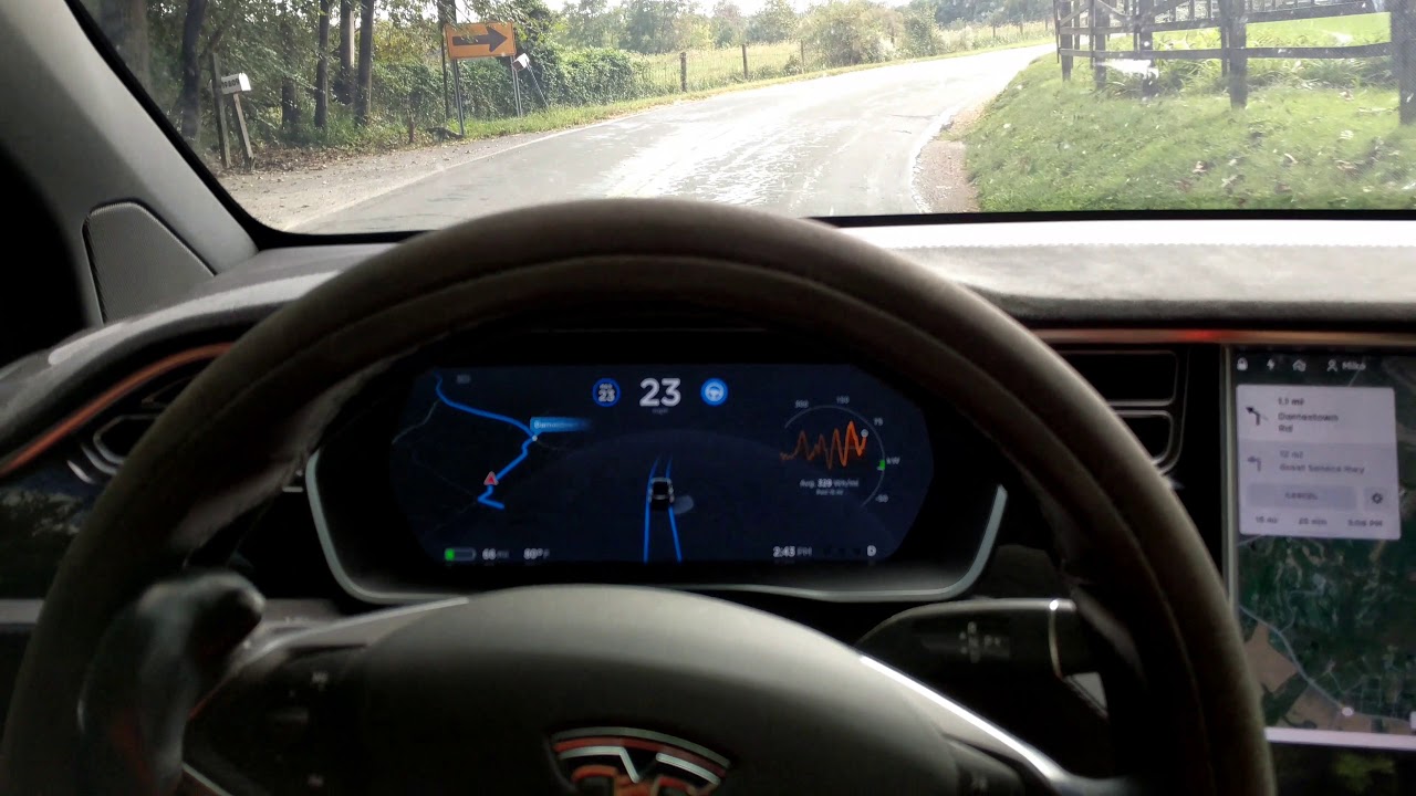 🍑 S Curve | TESLA Self Driving AutoPilot TEST | AP2 2018.39.6 | Vid 024