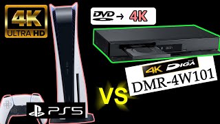 PS5 vs DMR-4W101 [DVD→4Kアプコン画質比較]  (4K BDレコーダー/パナソニック/DIGA)