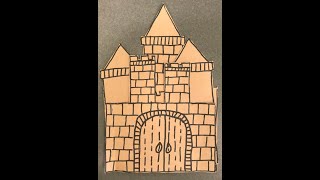 Summer Reading Craft Demo (for 7/31/20 craft): Castle Book!