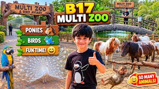 Adan's Visit to B17 Multi Zoo Islamabad #multizoo #b17 #islamabad #zoo #birds #animals #kids