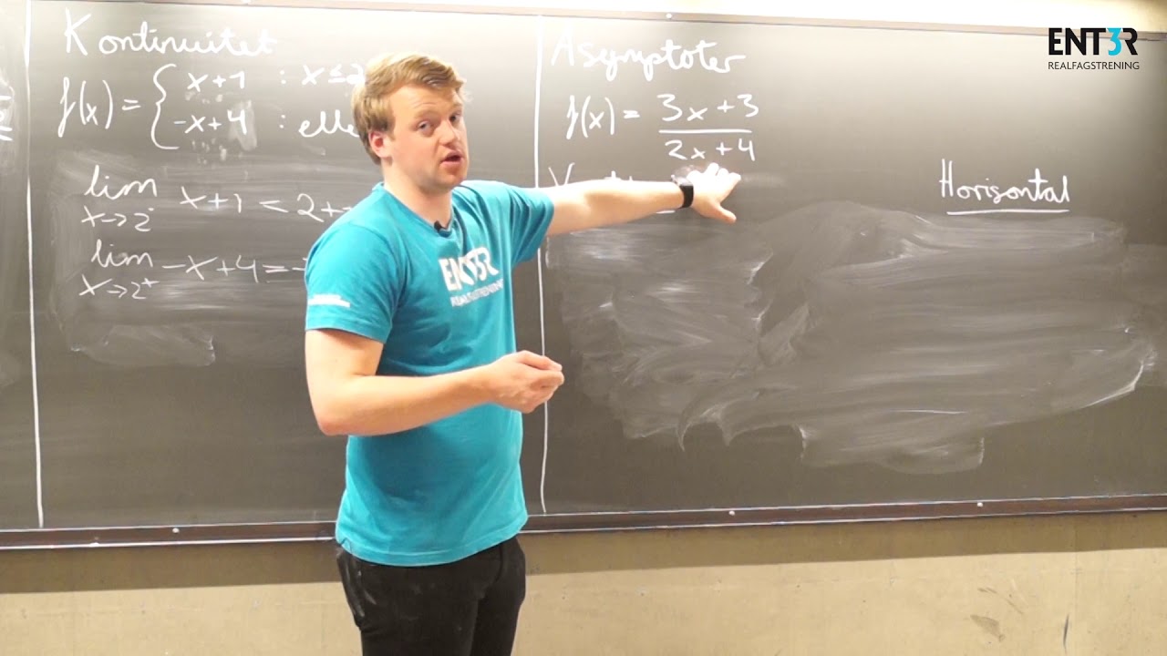 Grenseverdier, kontinuitet og asymptoter