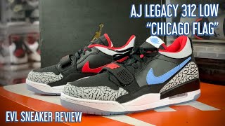 AJ LEGACY 312 LOW “CHICAGO FLAG” | EVL SNEAKER REVIEW | EVL TV