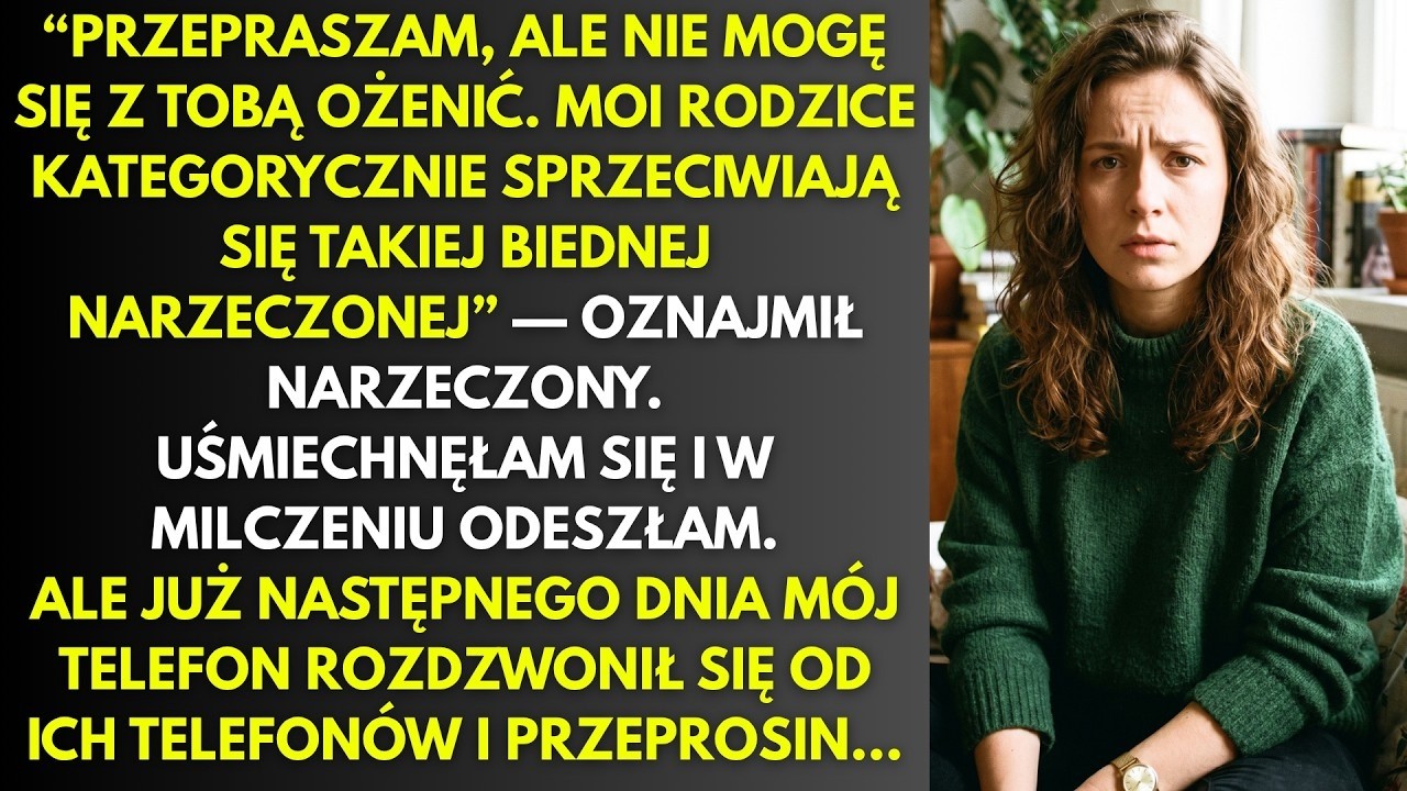 Siedziałam naprzeciwko niego w kawiarni i pokazywałam mu listę zakupów dla dziecka, gdy powiedział te słowa. „Natalio, nie mogę się z tobą ożenić. Moi rodzice są przeciwni temu, żebym poślubił...