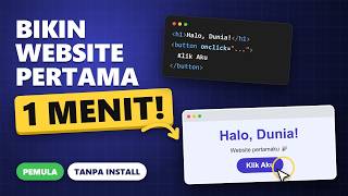 Build Your First Website in Just 1 Minute! (Beginners Definitely Can)