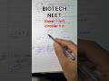 BIOTECH NEET CLASS 12 CONCEPT #neet #neetaspirents #neet2026 #biology #biotechnology