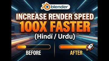 Increase Blender Render Speed by 100x 🚀 | Fix GPU Rendering Not Working (Cycles) (Hindi / Urdu)