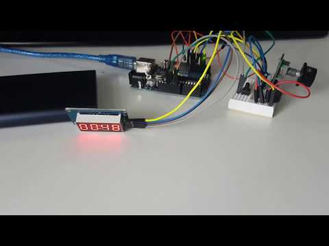 Arduino 7 Segment Display (TM 1637) - CountdownTimer + Code
