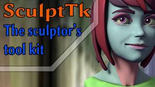 tutorial basemesh head with Sculpt Tool Kit Add-on