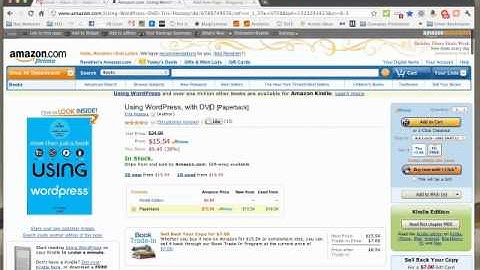 How to insert amazon affiliate links into Wordpress