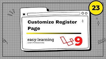 Laravel 9 Project #23 | Customize Register Page