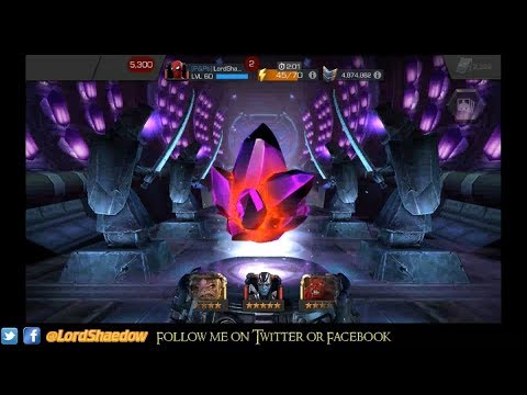 MCOC  - Dungeon Day Legendary Crystal Opening + Login and Grandmaster Crystals