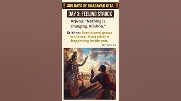 FEELING STRUCK – Krishna’s Answer to When Nothing Feels Right || Day 3 Bhagavad Gita #bhagavadgita