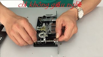hướng dẫn cách tự tháo lắp khóa tại nhà | Flip anti-theft lock surface
