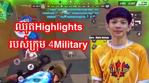 Team Military Highlights Tournament Rathana12k & FinKH Gaming | Rules of Survival
