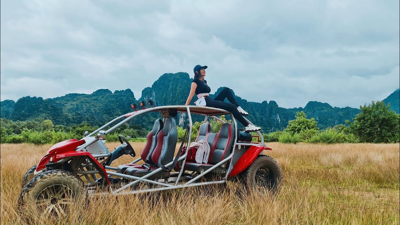 EP.2 เช่ารถบักกี้ ตะลุย #วังเวียง  โหนZipline  ที่ บลูลากูล1