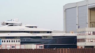 4K | New Yacht Project 6502 ELANDESS came out of shed - Abeking and Rasmussen