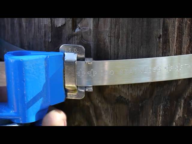 Flejadora manual para flejes de acero SCMH