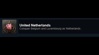 Hoi4 United Netherlands achievement guide