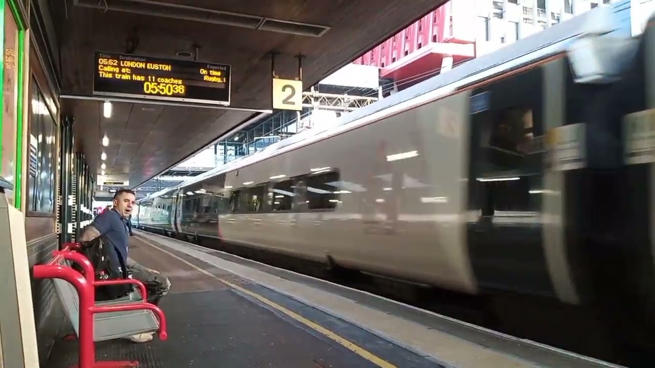 From Coventry train station to London Euston