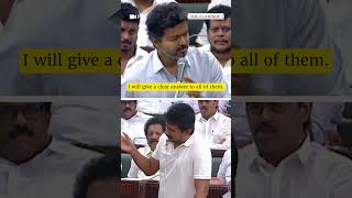 CM Vijay’s ‘don’t run away’ remark, Udhayanidhi hits back