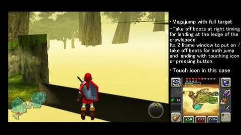 OoT3D : Setup for crawlspace FW dive in Kokiri Forest