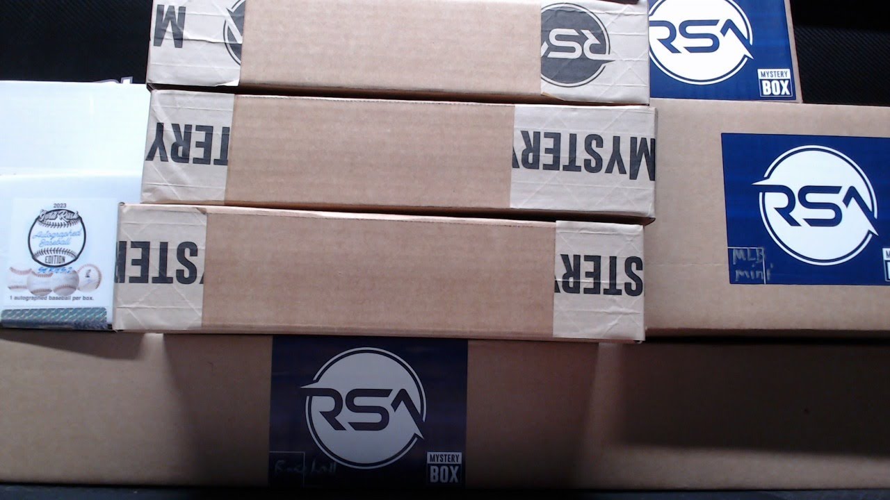 10 ITEM BASEBALL MEMORABILIA MIXER BOX BREAK 2023 GOLD RUSH RSA 10-28-2023
