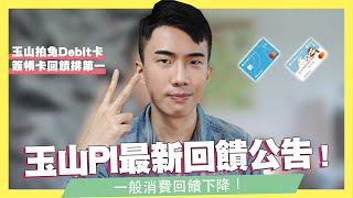2020玉山PI錢包回饋公告！一般回饋下降！無腦神卡地位不保？玉山拍兔Debit卡回饋穩居第一！｜SHIN LI