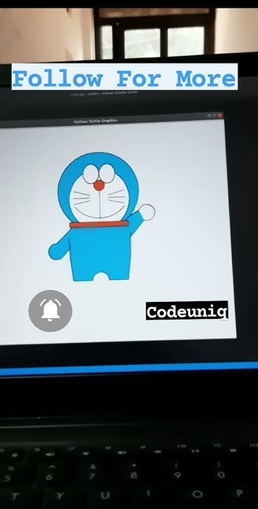 Doraemon Using Python Turtle Module - YouTube
