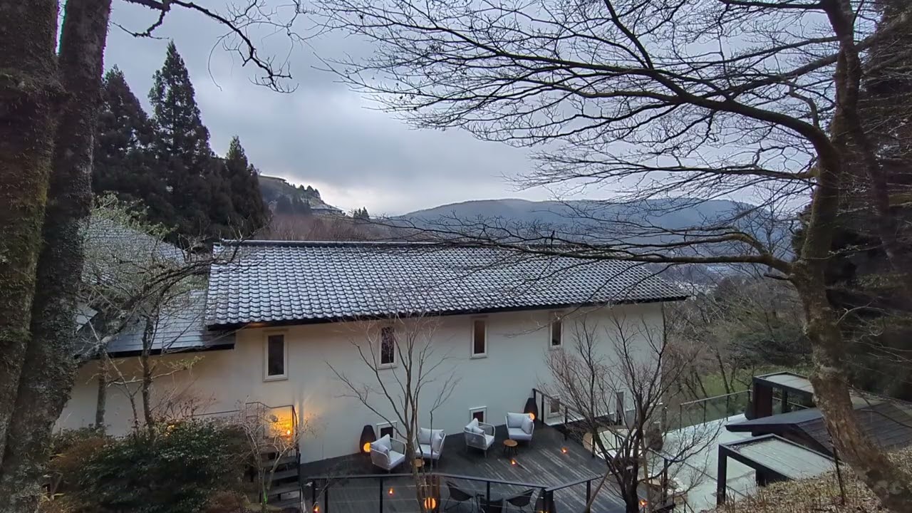 箱根　旅館　蔵樹　箱根神社の神域　通勤中に聞くだけで1日が幸せに満ちる　2026/02/15　箱根蔵樹から風景と自然のBGM