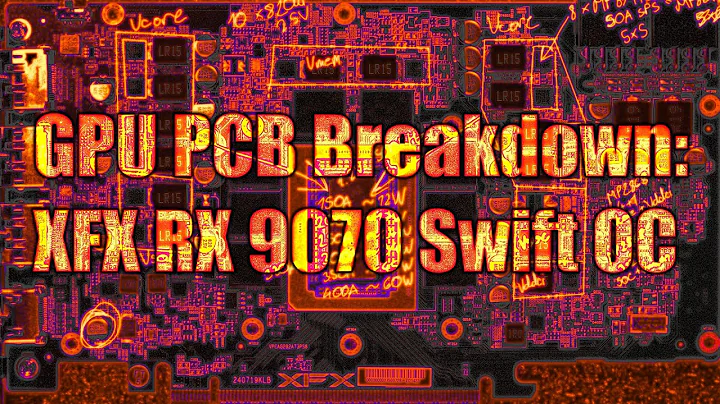 GPU PCB Breakdown: XFX RX 9070 Swift OC