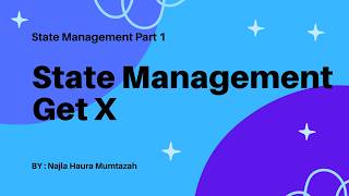 Tutorial Flutter GetX  | State Management GetX Part 1