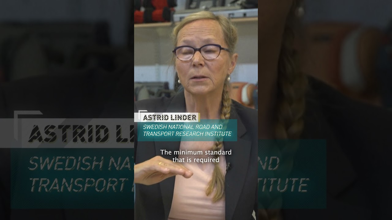 The first ever female crash test dummy made in Sweden