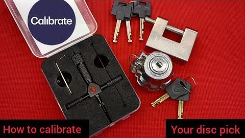 How to calibrate your Sparrow