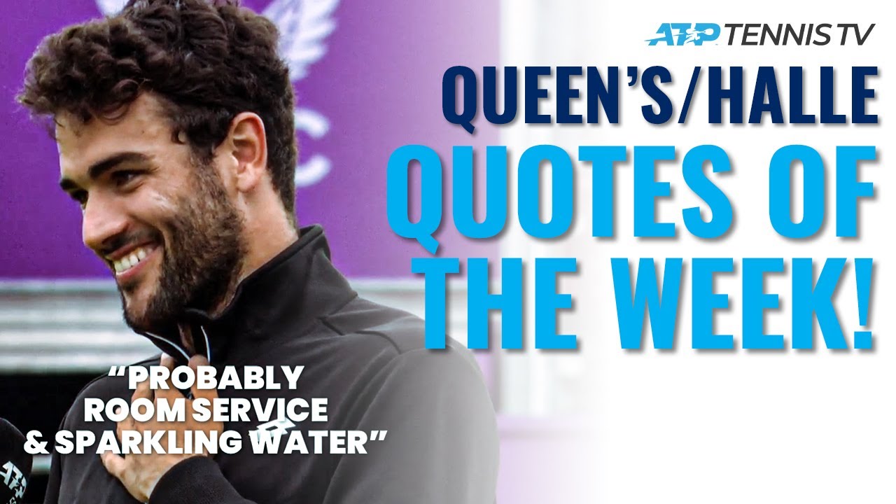 Murray Advising Sinner; Berrettinis Sparkling Water and Best Tennis Quotes from Halle and Queens 2021!