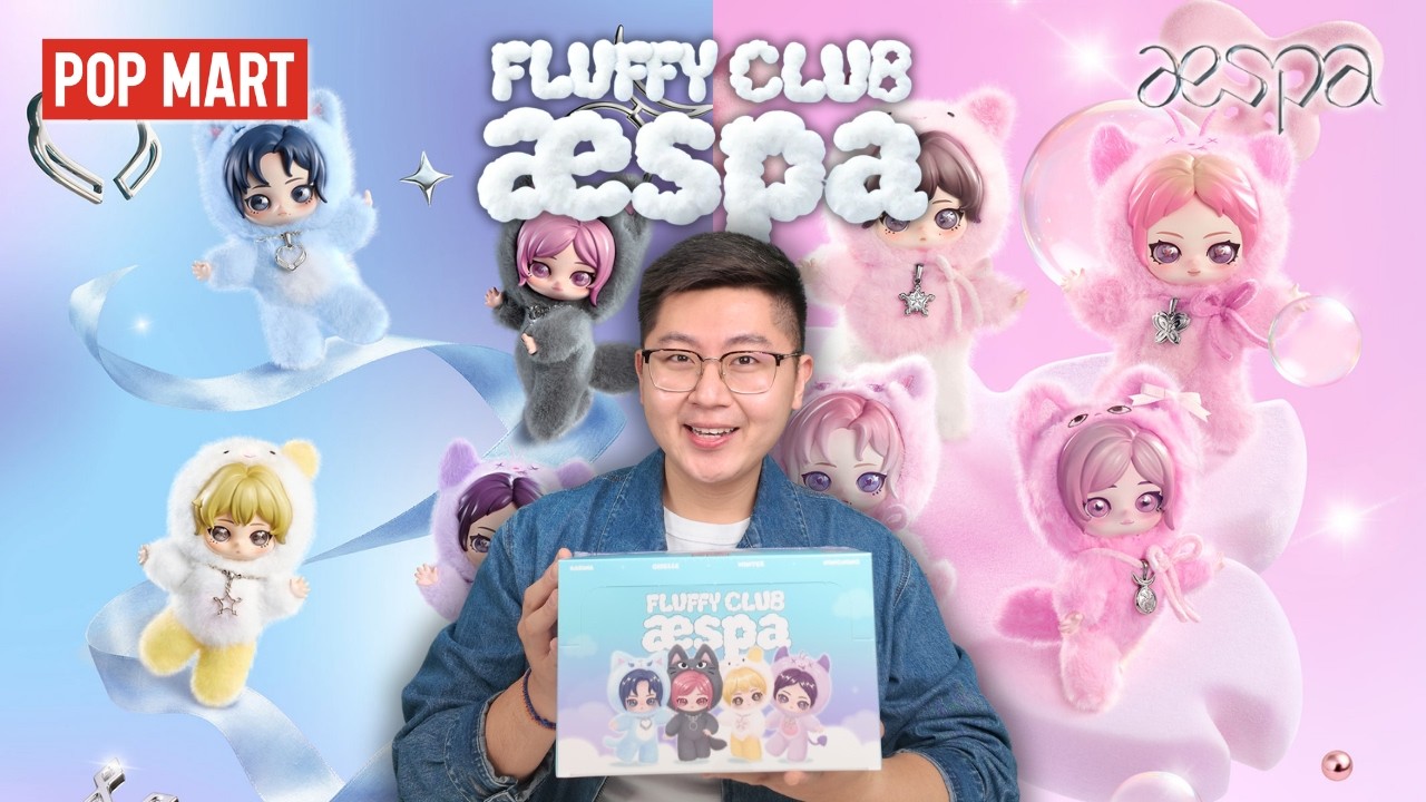 I GOT THE SECRET 😱 POP MART x AESPA Fluffy Club FULL SET Plush