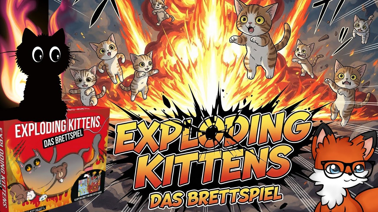 Reinfuchsen in Exploding Kittens - das Brettspiel