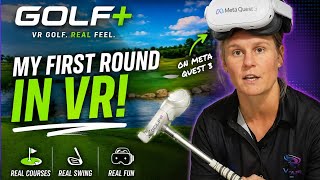 My First Round in GOLF+ on Meta Quest 3 ⛳🔥 | VR Golf is INSANE
