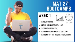 MAT 271 Bootcamp1  ARC, Factoring, Graphs of some functions